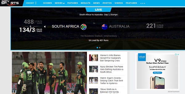 Top 10 Best Site to Check Live IPL World Cup Cricket Score in 4