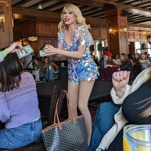 A Drag Brunch Celebrates Taylor Swift Music, Banned at a Chicago Bar 2023 3