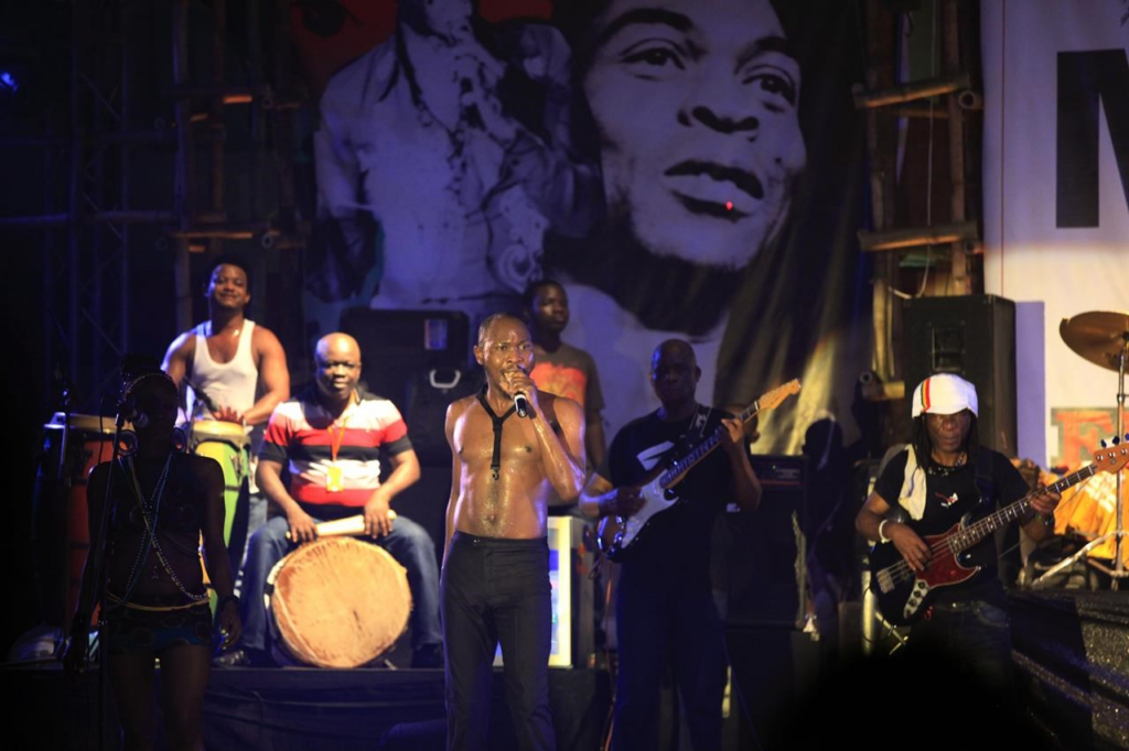 Afrobeat singer Seun Kuti was arrested for police violence 2023 2