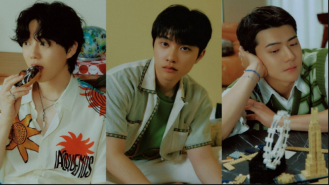 First teasers: EXO’s Suho, D.O, and Sehun look good in colorful concept photographs 2023